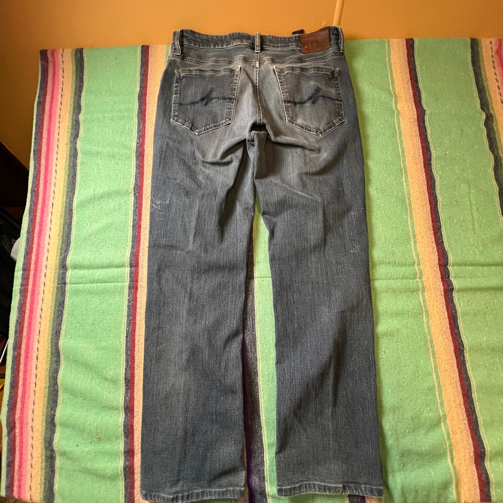 34 Heritage Charisma Jeans Mens 36x34 Dark Wash Straight Leg Premium Denim